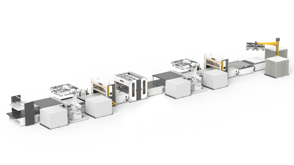 弹簧床垫机器人生产线