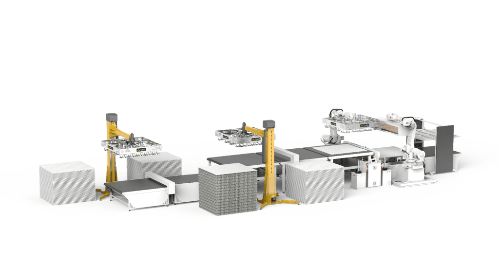 机器人喷胶复合生产线