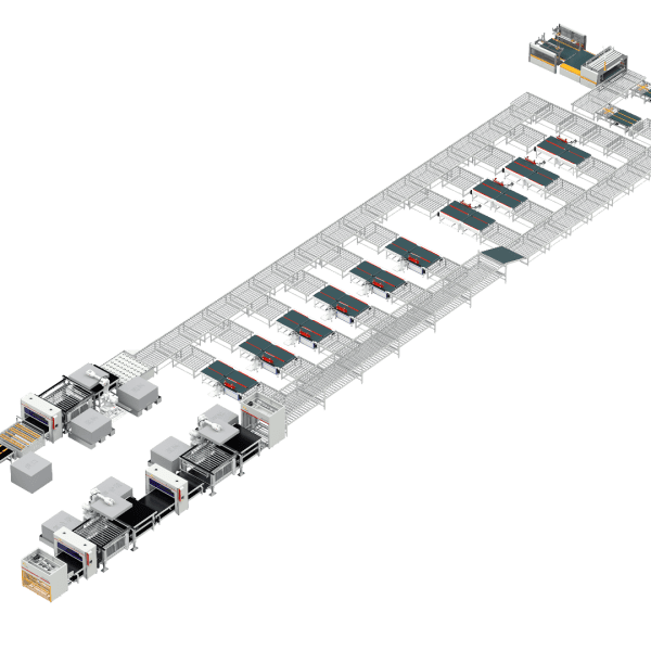 日产600张高端（三边带）床垫机器人生产线